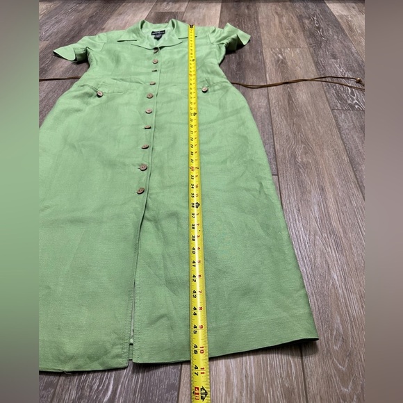 🛍️petite NWOT Positive Attitude button down dress with removable belt size P6 - Picture 4 of 7